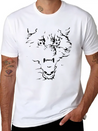 Flaming Wolf Lightweight Cotton T-Shirt – Daily Comfort Graphic Shirt