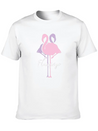Flamingo Lightweight Cotton T-Shirt – Daily Comfort Graphic Shirt
