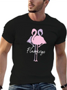 Flamingo Lightweight Cotton T-Shirt – Daily Comfort Graphic Shirt
