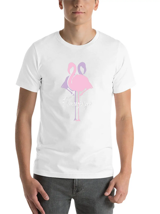 Flamingo Lightweight Cotton T-Shirt – Daily Comfort Graphic Shirt