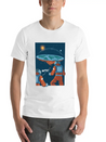 Flat Earth Astronauts Space Looking T-Shirt Lightweight Cotton T-Shirt – Daily Comfort Graphic Shirt