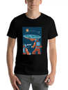 Flat Earth Astronauts Space Looking T-Shirt Lightweight Cotton T-Shirt – Daily Comfort Graphic Shirt