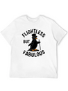 Flightless But Fabulous Mindfulness Penguin Lightweight Cotton T-Shirt – Daily Comfort Graphic Shirt