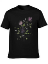 Floral Lightweight Cotton T-Shirt – Daily Comfort Graphic Shirt