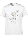 Floral Lightweight Cotton T-Shirt – Daily Comfort Graphic Shirt