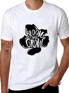 Flower Bloom And Grow Lightweight Cotton T-Shirt – Daily Comfort Graphic Shirt