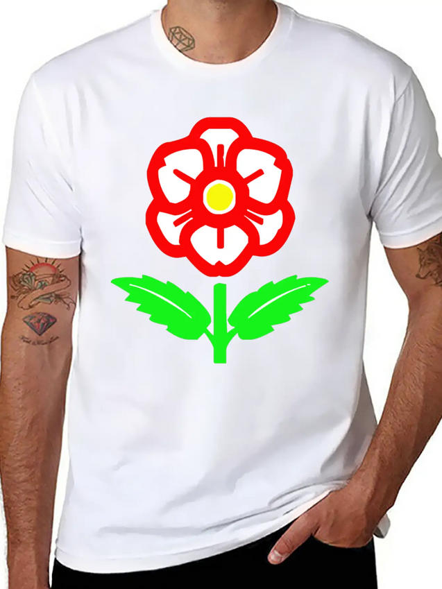 Flower Blossom Garden Plant Lightweight Cotton T-Shirt – Daily Comfort Graphic Shirt