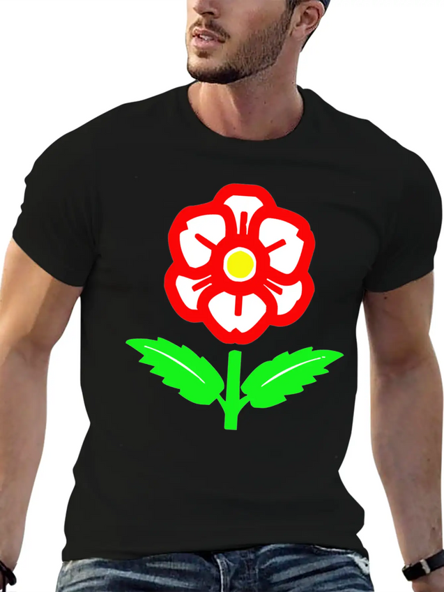 Flower Blossom Garden Plant Lightweight Cotton T-Shirt – Daily Comfort Graphic Shirt
