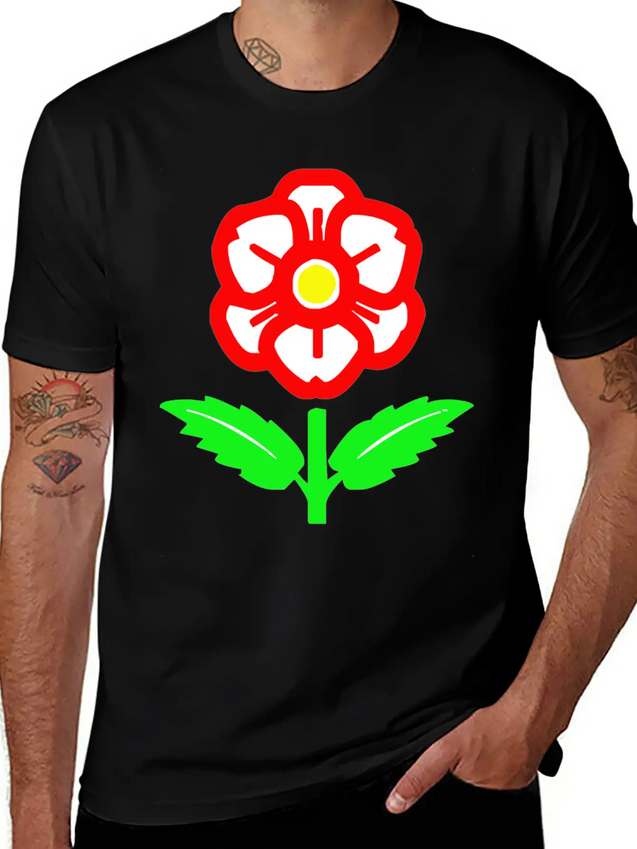Flower Blossom Garden Plant Lightweight Cotton T-Shirt – Daily Comfort Graphic Shirt