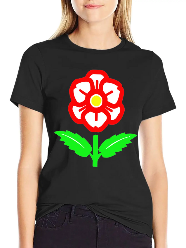 Flower Blossom Garden Plant Lightweight Cotton T-Shirt – Daily Comfort Graphic Shirt