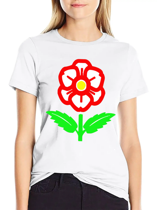 Flower Blossom Garden Plant Lightweight Cotton T-Shirt – Daily Comfort Graphic Shirt