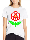 Flower Blossom Garden Plant Lightweight Cotton T-Shirt – Daily Comfort Graphic Shirt