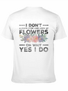 Flowers Fragrance Romantic Blossom Lightweight Cotton T-Shirt – Daily Comfort Graphic Shirt