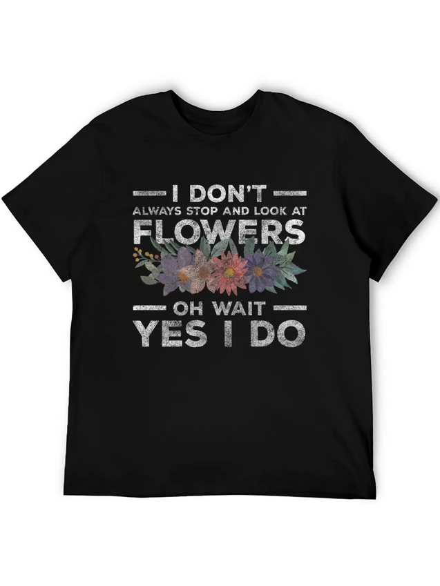Flowers Fragrance Romantic Blossom Lightweight Cotton T-Shirt – Daily Comfort Graphic Shirt