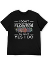 Flowers Fragrance Romantic Blossom Lightweight Cotton T-Shirt – Daily Comfort Graphic Shirt