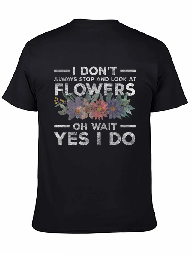 Flowers Fragrance Romantic Blossom Lightweight Cotton T-Shirt – Daily Comfort Graphic Shirt