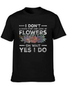Flowers Fragrance Romantic Blossom Lightweight Cotton T-Shirt – Daily Comfort Graphic Shirt
