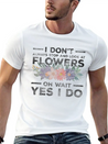 Flowers Fragrance Romantic Blossom Lightweight Cotton T-Shirt – Daily Comfort Graphic Shirt