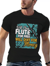 Flute Lightweight Cotton T-Shirt – Daily Comfort Graphic Shirt