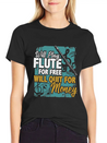 Flute Lightweight Cotton T-Shirt – Daily Comfort Graphic Shirt
