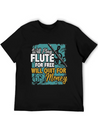 Flute Lightweight Cotton T-Shirt – Daily Comfort Graphic Shirt