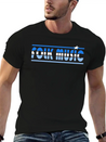 Folk Music Retro Lightweight Cotton T-Shirt – Daily Comfort Graphic Shirt