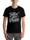Follow Your Passion Motivational Lightweight Cotton T-Shirt – Daily Comfort Graphic Shirt