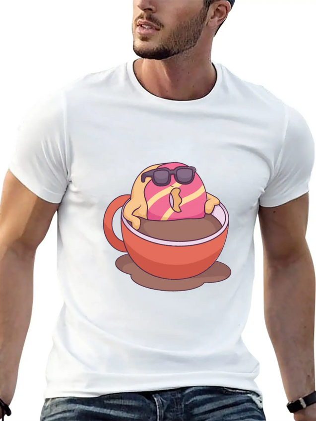 Food Choco Pool Lightweight Cotton T-Shirt – Daily Comfort Graphic Shirt