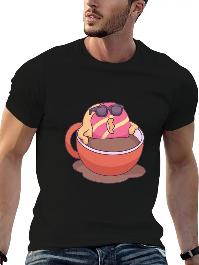 Food Choco Pool Lightweight Cotton T-Shirt – Daily Comfort Graphic Shirt