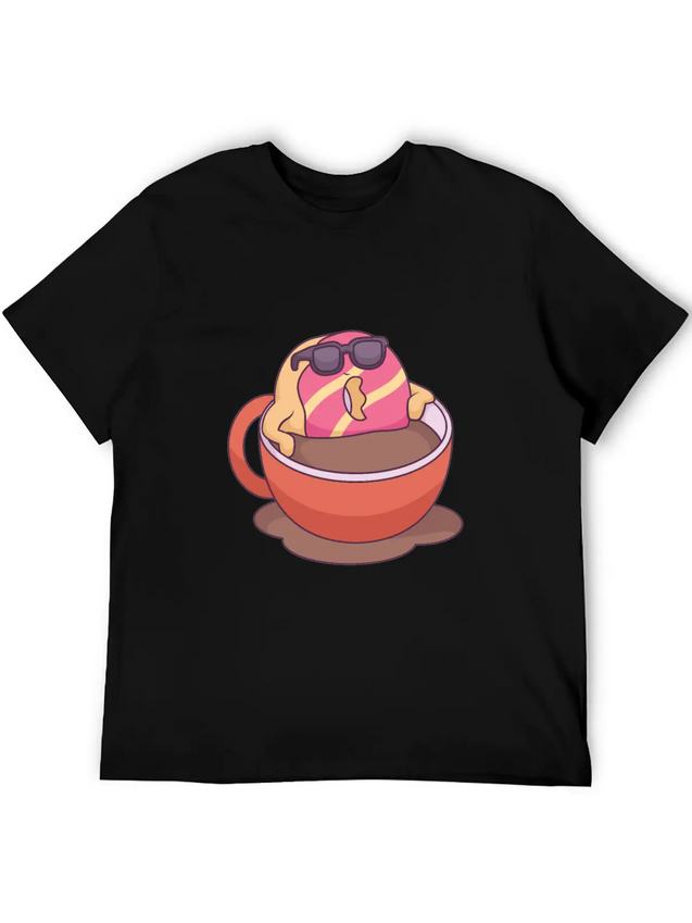 Food Choco Pool Lightweight Cotton T-Shirt – Daily Comfort Graphic Shirt