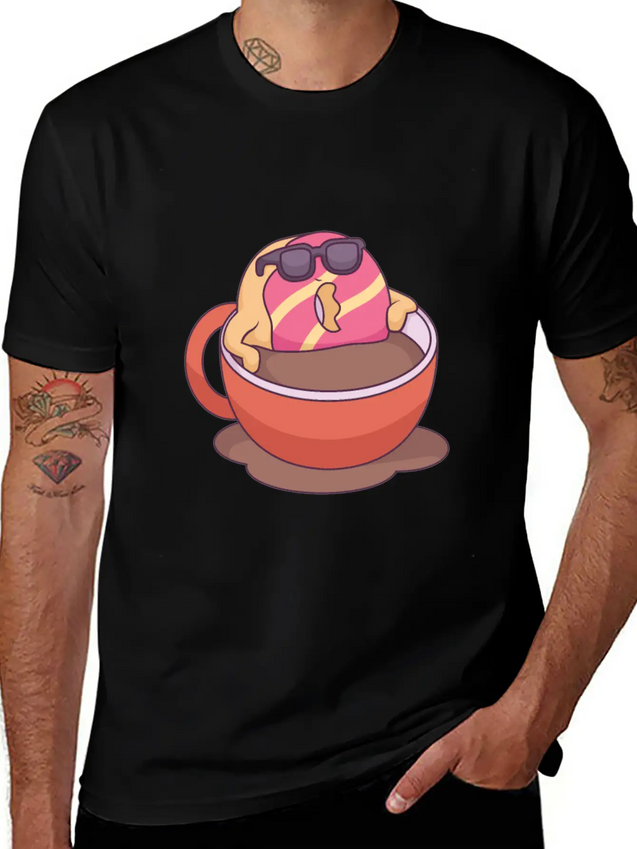 Food Choco Pool Lightweight Cotton T-Shirt – Daily Comfort Graphic Shirt
