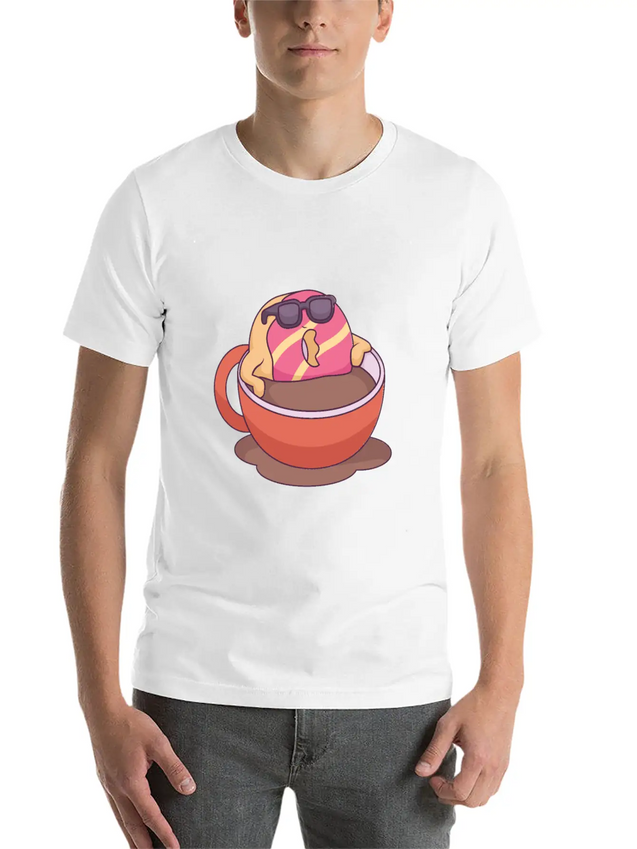 Food Choco Pool Lightweight Cotton T-Shirt – Daily Comfort Graphic Shirt