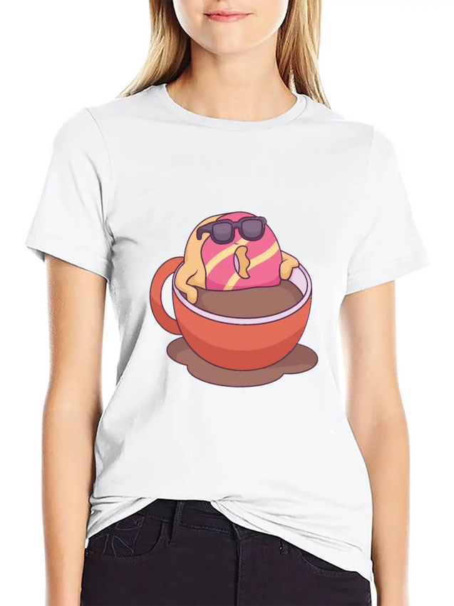 Food Choco Pool Lightweight Cotton T-Shirt – Daily Comfort Graphic Shirt