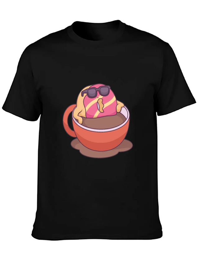 Food Choco Pool Lightweight Cotton T-Shirt – Daily Comfort Graphic Shirt