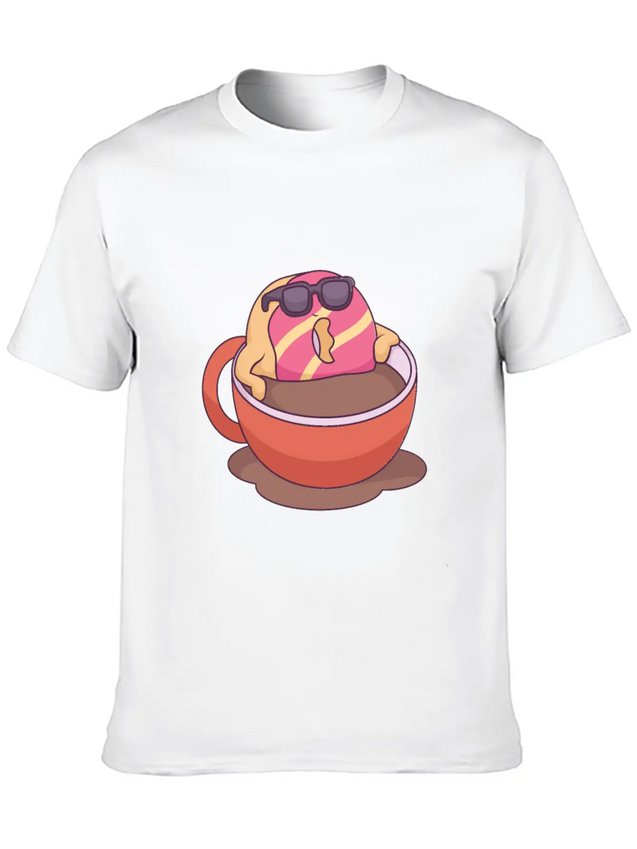 Food Choco Pool Lightweight Cotton T-Shirt – Daily Comfort Graphic Shirt