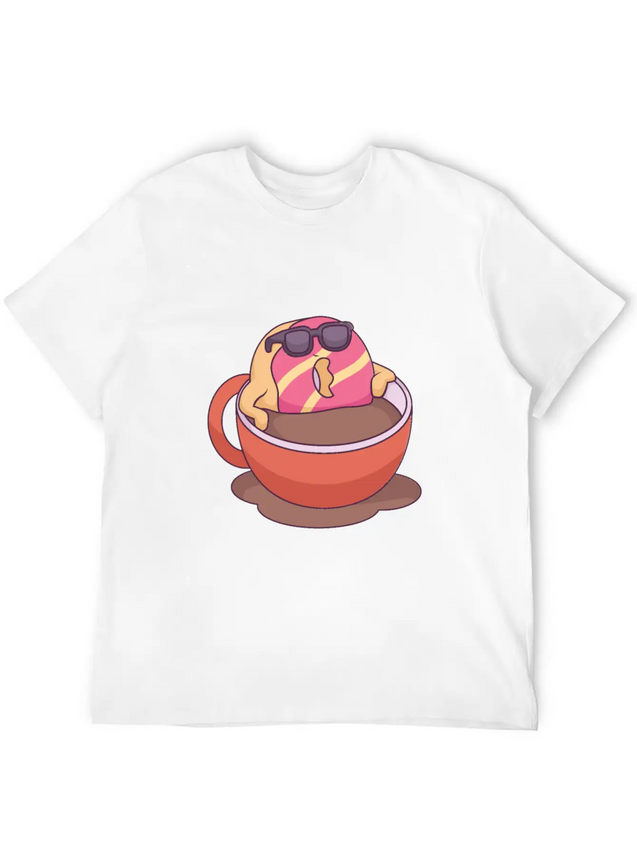 Food Choco Pool Lightweight Cotton T-Shirt – Daily Comfort Graphic Shirt