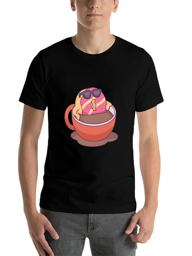 Food Choco Pool Lightweight Cotton T-Shirt – Daily Comfort Graphic Shirt