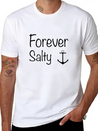 Forever Salty Lightweight Cotton T-Shirt – Daily Comfort Graphic Shirt