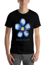 Forget Me Not Lightweight Cotton T-Shirt – Daily Comfort Graphic Shirt