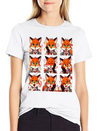 Fox Feels: A Collection Of Anime Emotions Lightweight Cotton T-Shirt – Daily Comfort Graphic Shirt