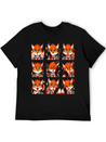 Fox Feels: A Collection Of Anime Emotions Lightweight Cotton T-Shirt – Daily Comfort Graphic Shirt