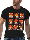 Fox Feels: A Collection Of Anime Emotions Lightweight Cotton T-Shirt – Daily Comfort Graphic Shirt