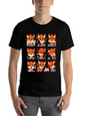 Fox Feels: A Collection Of Anime Emotions Lightweight Cotton T-Shirt – Daily Comfort Graphic Shirt