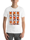 Fox Feels: A Collection Of Anime Emotions Lightweight Cotton T-Shirt – Daily Comfort Graphic Shirt