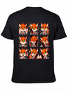 Fox Feels: A Collection Of Anime Emotions Lightweight Cotton T-Shirt – Daily Comfort Graphic Shirt