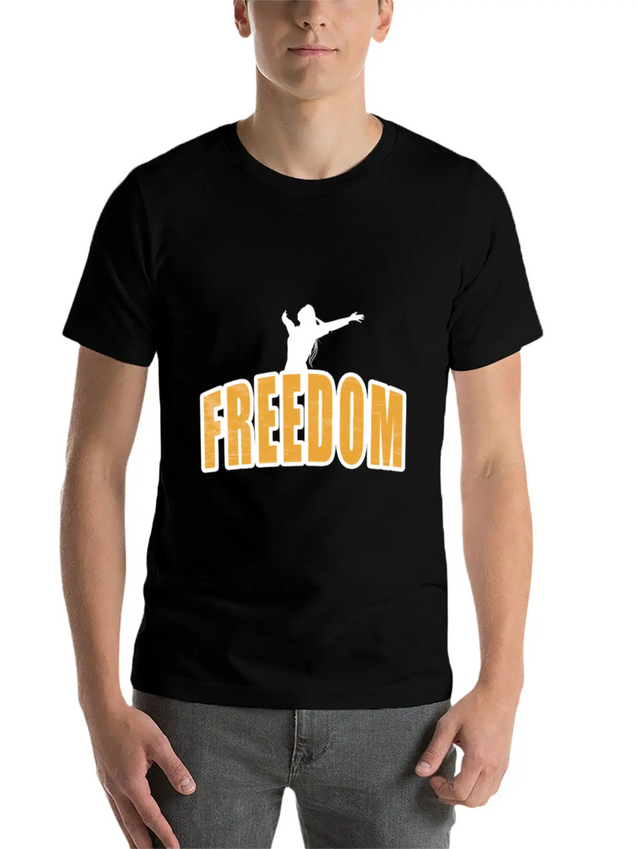 Freedom Independent Equal Rights For Woman Lightweight Cotton T-Shirt – Daily Comfort Graphic Shirt