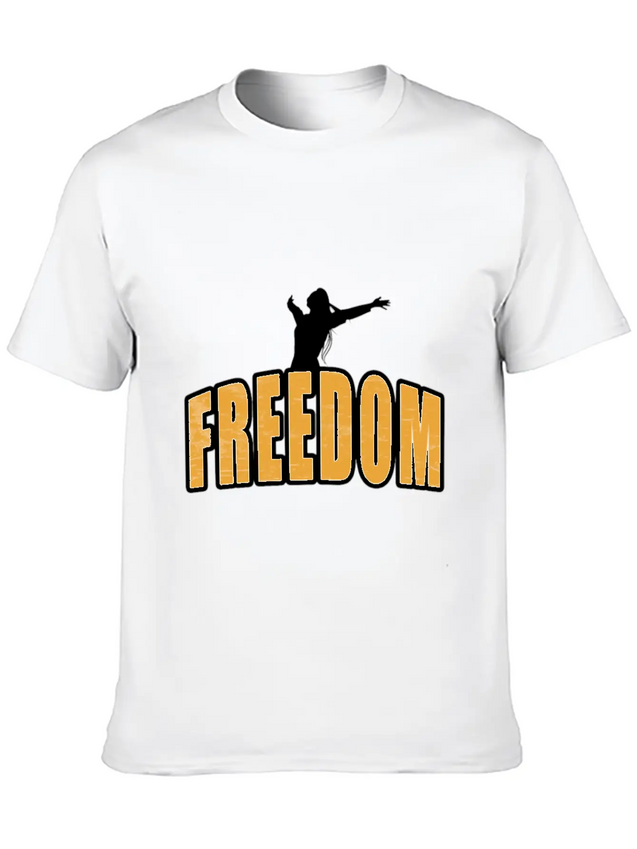 Freedom Independent Equal Rights For Woman Lightweight Cotton T-Shirt – Daily Comfort Graphic Shirt