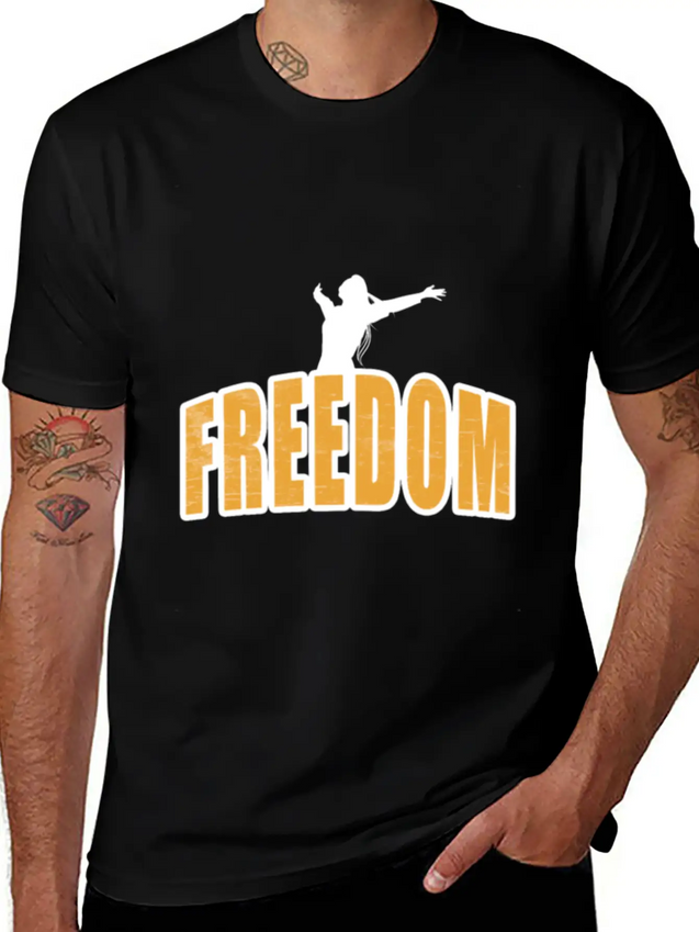 Freedom Independent Equal Rights For Woman Lightweight Cotton T-Shirt – Daily Comfort Graphic Shirt