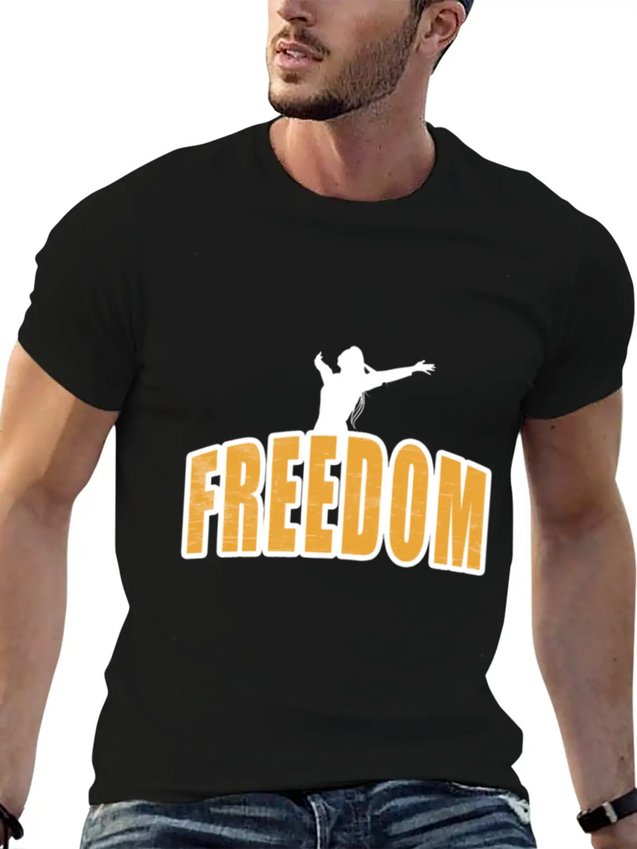 Freedom Independent Equal Rights For Woman Lightweight Cotton T-Shirt – Daily Comfort Graphic Shirt