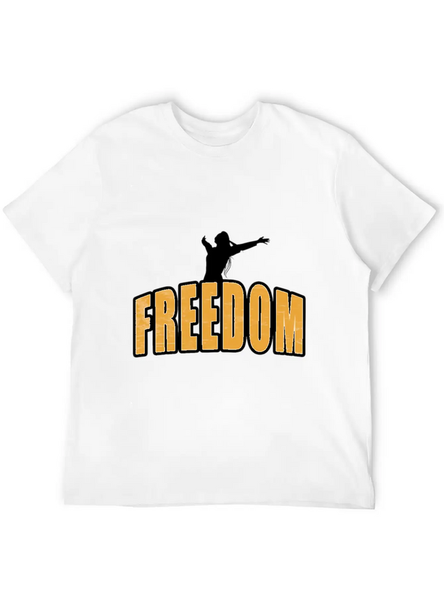 Freedom Independent Equal Rights For Woman Lightweight Cotton T-Shirt – Daily Comfort Graphic Shirt